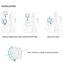 4 PCS PGYTECH P-16A-034 ND8 / 16 / 32 / 64 Lens Filter for DJI Mavic Air 2 Drone Accessories