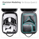 Hifylux Q2-BF3 Storage Case Bag Portable PU Bag for Oculus Quest 2 (Black)