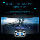 VR SHINECON G06E Virtual Reality 3D Video Glasses Suitable for 4.7 inch - 6.1 inch Smartphone with Headset (White)