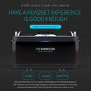 VR SHINECON G06E Virtual Reality 3D Video Glasses Suitable for 4.7 inch - 6.1 inch Smartphone with Headset (White)