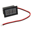 V40D 2 Wires Green Light Display Mini Waterproof IPX4 Digital Voltage Meter, Measure Voltage: DC 15-120V