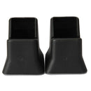 2 Pcs Child Car Safety Seat  ISOFIX Interface Buckle Fixed Guide Groove 4x5x5cm Black
