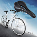 Hollow MTB Road Bike Bicycle Saddle Sports Soft Pad Saddle Seat Black