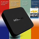 MXQ 4K Full HD Media Player RK3229 Quad Core KODI Android 7.1 TV Box with Remote Control, RAM: 1GB, ROM: 8GB, Support HDMI, WiFi, Miracast, DLNA(Black)