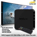 MXQ 4K Full HD Media Player RK3229 Quad Core KODI Android 7.1 TV Box with Remote Control, RAM: 1GB, ROM: 8GB, Support HDMI, WiFi, Miracast, DLNA(Black)
