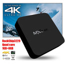 MXQ 4K Full HD Media Player RK3229 Quad Core KODI Android 7.1 TV Box with Remote Control, RAM: 1GB, ROM: 8GB, Support HDMI, WiFi, Miracast, DLNA(Black)