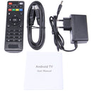 MXQ 4K Full HD Media Player RK3229 Quad Core KODI Android 7.1 TV Box with Remote Control, RAM: 1GB, ROM: 8GB, Support HDMI, WiFi, Miracast, DLNA(Black)