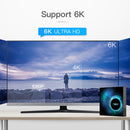 T95 6K UHD Smart TV Box with Remote Controller, Android 10.0, H616 Quad-Core Cortex-A53, 4GB + 64GB, Support WiFi / AV / HDMI / RJ45 / USB / TF Card