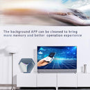 A95X F4 8K UHD Smart TV BOX Android 10.0 Media Player wtih Remote Control, Amlogic S905X4 Quad Core Cortex-A55 up to 2.0GHz, RAM: 4GB, ROM: 128GB, 2.4GHz/5GHz WiFi, Bluetooth, US Plug(Metallic Blue)