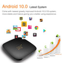 D9 4K Smart TV BOX Android 10.0 Media Player, Amlogic S905L2 up to 1.5GHz, Quad Core ARM Cortex-A53, RAM: 2GB, ROM: 16GB, Support Dual Band WiFi, Bluetooth, Ethernet, UK Plug