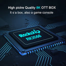 X88 Pro 20 4K Smart TV BOX Android 11.0 Media Player with Infrared Remote Control, RK3566 Quad Core 64bit Cortex-A55 up to 1.8GHz, RAM: 8GB, ROM: 128GB, Support Dual Band WiFi, Bluetooth, Ethernet, US Plug
