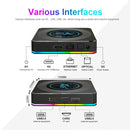 X96 X4 8K Smart TV BOX Android 11.0 Media Player with Remote Control, Amlogic S905X4 Quad Core ARM Cortex A55, RAM: 4GB, ROM: 64GB, Support 100M, Dual Band WiFi, Bluetooth, AU Plug