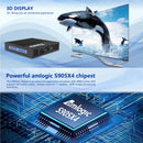 Tanix X4 Android 11 Smart TV Box, Amlogic S905X4 Quad Core, 4GB+64GB, Dual Wifi, BT(EU Plug)