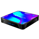 X88 Pro 10 4K Ultra HD Android TV Box with Remote Controller, Android 10.0, RK3318 Quad-Core 64bit Cortex-A53, 4GB+32GB, Support Bluetooth / Dual-Band WiFi / TF Card / USB / AV / Ethernet(AU Plug)
