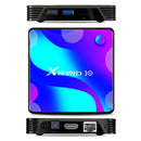 X88 Pro 10 4K Ultra HD Android TV Box with Remote Controller, Android 10.0, RK3318 Quad-Core 64bit Cortex-A53, 4GB+32GB, Support Bluetooth / Dual-Band WiFi / TF Card / USB / AV / Ethernet(AU Plug)