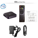 X96 mini 4K*2K UHD Output Smart TV BOX Player with Remote Controller without Wall Mount, Android 7.1.2 Amlogic S905W Quad Core ARM Cortex A53 2GHz, RAM: 2GB, ROM: 16GB, Supports WiFi, HDMI, TF(Black)