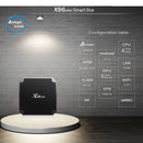 X96 mini 4K*2K UHD Output Smart TV BOX Player with Remote Controller without Wall Mount, Android 7.1.2 Amlogic S905W Quad Core ARM Cortex A53 2GHz, RAM: 2GB, ROM: 16GB, Supports WiFi, HDMI, TF(Black)