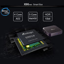 X96 mini 4K*2K UHD Output Smart TV BOX Player with Remote Controller without Wall Mount, Android 7.1.2 Amlogic S905W Quad Core ARM Cortex A53 2GHz, RAM: 2GB, ROM: 16GB, Supports WiFi, HDMI, TF(Black)