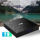 T9 4K HD Smart TV Box,1.5GHz,RK3328,4GB+64GB,Android 8.1, Built in 2.4/5.8G Band Wifi,Support the Latest HEVC Decoding,Support HDMI,Google TV Remote,Lan,3D Moive(Black)