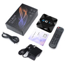 H40 4K Ultra HD Smart TV BOX Android 10.0 Media Player wtih Remote Control, Quad-core, RAM: 4GB, ROM: 64GB(EU Plug)
