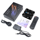 H40 4K Ultra HD Smart TV BOX Android 10.0 Media Player wtih Remote Control, Quad-core, RAM: 4GB, ROM: 64GB(US Plug)