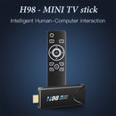 H98 Mini 4K Dongle Smart TV BOX Android 10 Media Player with Remote Control, Allwinner H313 Quad-core ARM Cortex-A53, RAM: 2GB, ROM: 16GB, Support WiFi, Bluetooth, OTG, US Plug