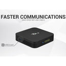 TANIX TX3 4K Smart TV BOX Android 9.0 Media Player wtih Remote Control, Quad Core Amlogic S905X3, RAM: 4GB, ROM: 32GB, 2.4GHz/5GHz WiFi, Bluetooth, EU Plug