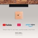 MECOOL KM6 4K Smart TV BOX Android 10.0 Media Player wtih Remote Control, Amlogic S905X4 Quad Core ARM Cortex A55, RAM: 4GB, ROM: 32GB, Support WiFi, Bluetooth, Ethernet, UK Plug