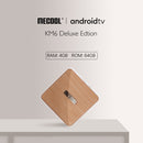 MECOOL KM6 4K Smart TV BOX Android 10.0 Media Player wtih Remote Control, Amlogic S905X4 Quad Core ARM Cortex A55, RAM: 4GB, ROM: 64GB, Support WiFi, Bluetooth, Ethernet, UK Plug