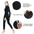 SLINX 1714 3mm Neoprene Super Elastic Warm Long-sleeved Full Body One-piece Wetsuit for Women, Size: XS