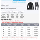 SLINX 1832 2 in 1 2mm Neoprene Super Elastic Warm One-piece Bikini Quick-drying Wetsuit for Women, with Warm Diving Stocking, Size: L