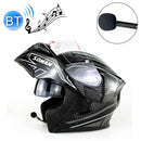Soman 955 Skyeye Motorcycle Full / Open Face Bluetooth Helmet Headset Full Face, Supports Answer / Hang Up Calls(Black White)