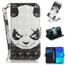 3D Painting Pattern Coloured Drawing Horizontal Flip Leather Case with Holder & Card Slots & Wallet For Huawei P Smart (2019) / Honor 10 Lite(Angry Bear)