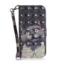 3D Painting Pattern Coloured Drawing Horizontal Flip Leather Case with Holder & Card Slots & Wallet For Huawei P Smart (2019) / Honor 10 Lite(Hug Cat)