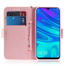 3D Painting Pattern Coloured Drawing Horizontal Flip Leather Case with Holder & Card Slots & Wallet For Huawei P Smart (2019) / Honor 10 Lite(Black White Cat)