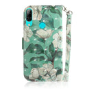 3D Painting Pattern Coloured Drawing Horizontal Flip Leather Case with Holder & Card Slots & Wallet For Huawei P Smart (2019) / Honor 10 Lite(Watercolor Flower)