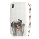 3D Painting Pattern Coloured Drawing Horizontal Flip Leather Case with Holder & Card Slots & Wallet For Sony Xperia L3(Pug)