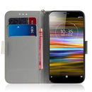 3D Painting Pattern Coloured Drawing Horizontal Flip Leather Case with Holder & Card Slots & Wallet For Sony Xperia L3(Pug)