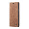 CaseMe-013 Multifunctional Retro Frosted Horizontal Flip Leather Case with Card Slot & Holder & Wallet for Galaxy S9 Plus(Brown)
