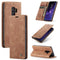 CaseMe-013 Multifunctional Retro Frosted Horizontal Flip Leather Case with Card Slot & Holder & Wallet for Galaxy S9 Plus(Brown)