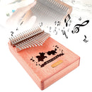 Thumb Piano Kalimba 17-tone Finger Piano Beginners Entry Portable Musical Instrument Kalimba Finger Piano(Four-leaf Clover)