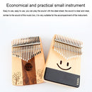 Thumb Piano Kalimba 17-tone Finger Piano Beginners Entry Portable Musical Instrument Kalimba Finger Piano(Four-leaf Clover)