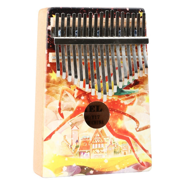 Thumb Piano Kalimba 17-tone Finger Piano Beginners Entry Portable Musical Instrument Kalimba Finger Piano(YC-02)