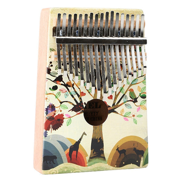 Thumb Piano Kalimba 17-tone Finger Piano Beginners Entry Portable Musical Instrument Kalimba Finger Piano(YC-05)