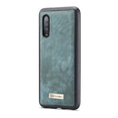 CaseMe-008 Detachable Multifunctional Horizontal Flip Leather Case with Card Slot & Holder & Zipper Wallet & Photo Frame for Galaxy A70(Blue)