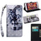 3D Painting Pattern Coloured Drawing Horizontal Flip TPU + PU Leather Case with Holder & Card Slots & Wallet For Huawei Y5 2019(Husky)