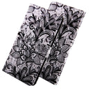 3D Painting Pattern Coloured Drawing Horizontal Flip TPU + PU Leather Case with Holder & Card Slots & Wallet For Huawei Y5 2019(Black Lace)