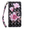 3D Painting Pattern Coloured Drawing Horizontal Flip TPU + PU Leather Case with Holder & Card Slots & Wallet For Huawei Y5 2019(Pink Flower)