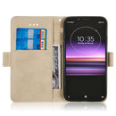 Multifunctional Horizontal Flip Retro Leather Case with Card Slot & Holder for Sony Xperia L3(Gold)