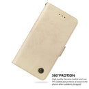 Multifunctional Horizontal Flip Retro Leather Case with Card Slot & Holder for Sony Xperia L3(Gold)